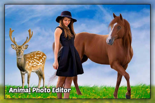 Photo with Animal : Animal Background Changer 3 تصوير الشاشة