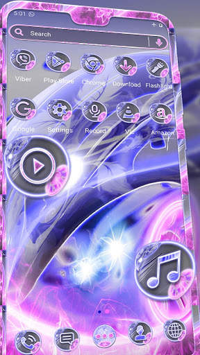 Neon Car Theme screenshot 3