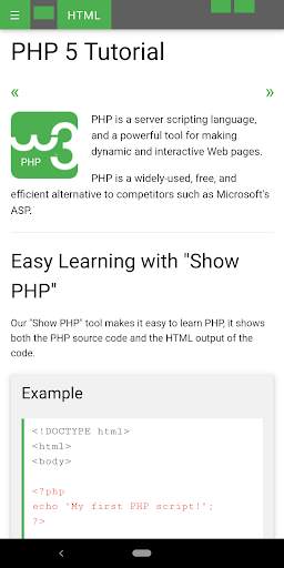 W3 Schools Tutorials offline screenshot 5