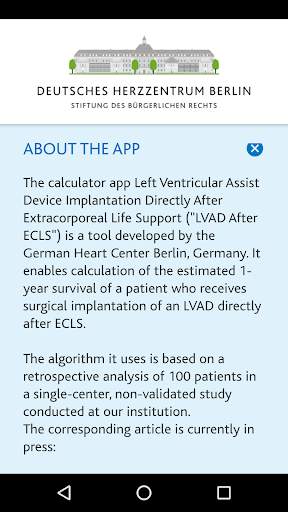 LVAD After ECLS Calculator screenshot 4