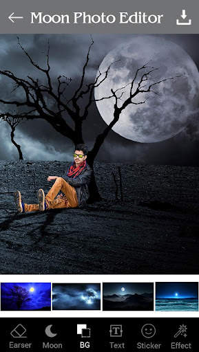 Moon Photo Editor : Cut Paste Editor screenshot 4