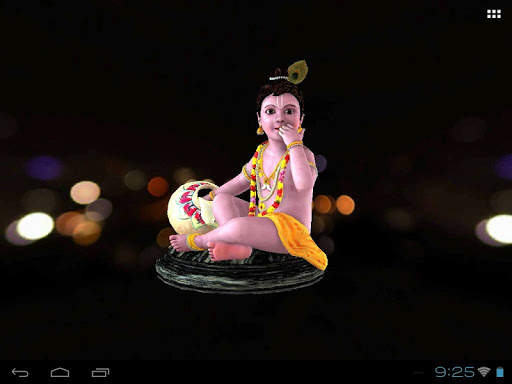 3D Little Krishna Live Wallpaper screenshot 21