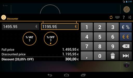 Discounter Free calculator screenshot 11