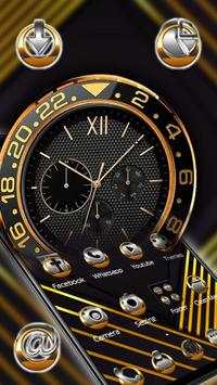 Black and Gold Watch Launcher Theme screenshot 4