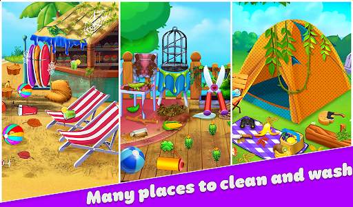 Dream Home Cleaning Game Wash screenshot 4