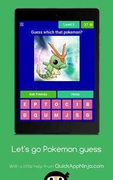 Let's go Pokemon guess screenshot 1