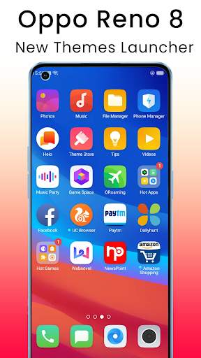 OPPO Reno 8 Launcher,Wallpaper screenshot 2