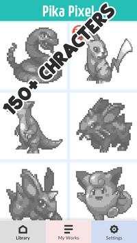 Pokemon - Coloring by Number Pixel Art screenshot 1
