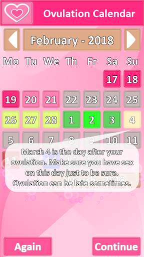 Ovulation Calendar App screenshot 4