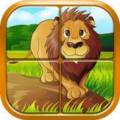 Animal Games for Kids Puzzles logo