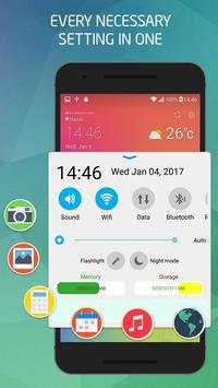iPanel Control Center style OS screenshot 1