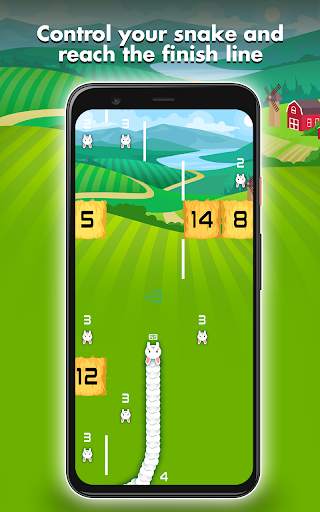 Snake Breakout: Collect Blocks Farm Builder Games screenshot 1