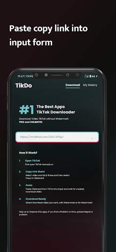 TikDo - Video Downloader for TikTok No Watermark screenshot 2