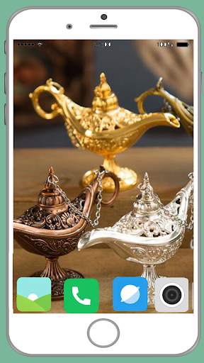 Magic Genie Lamp Full HD Wallpaper screenshot 1