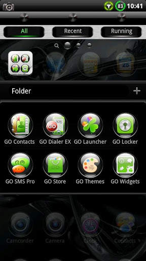 Black Pearl GO Launcher Theme screenshot 4