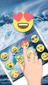 Blue Wave Keyboard Theme screenshot 1