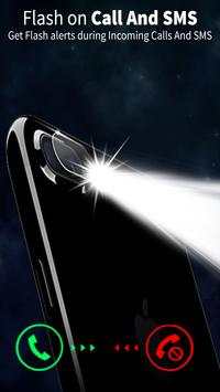 Flash on call and sms: Flashlight alert on call screenshot 1