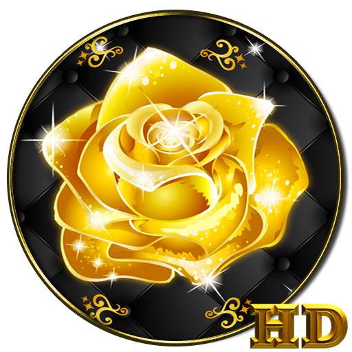 Golden Rose APUS Live Wallpaper 1.0