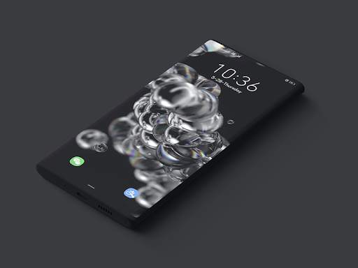 S20 One-UI Dark Live Wallpaper Theme EMUI 10 screenshot 1