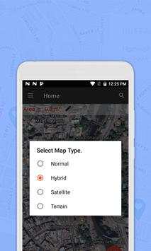 Map Area Calculator - using GPS and Google Maps screenshot 2