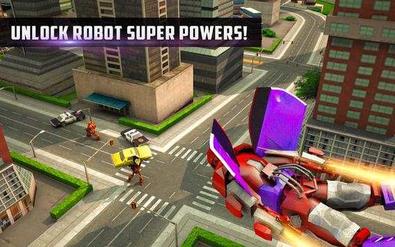 Captain Robot Transform: Crime Battle City स्क्रीनशॉट 6
