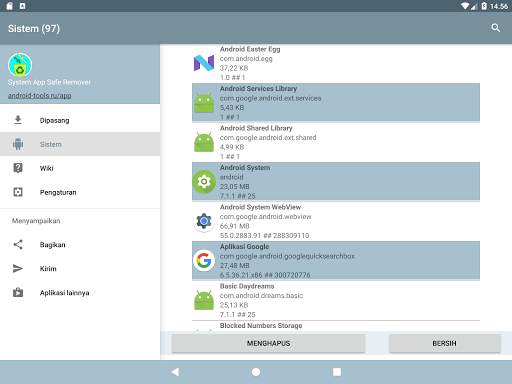 Pengelola aplikasi sistem screenshot 22