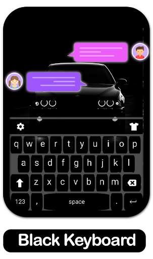 Black Keyboard for iphone 11 Keyboard screenshot 1