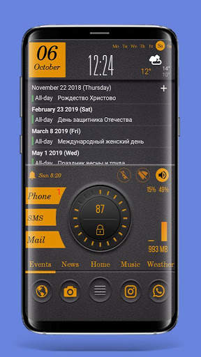 DarkOrange Theme for Total Launcher screenshot 7