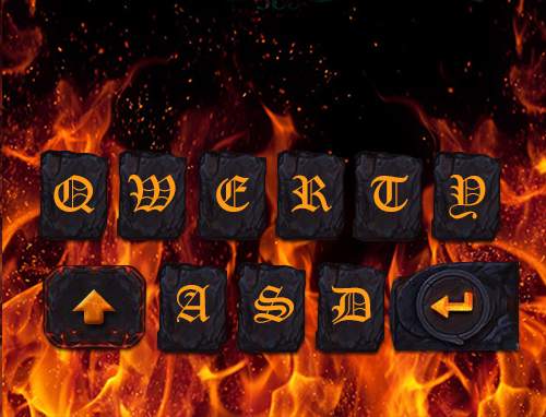 Forest Fire Emoji Keyboard Wallpaper screenshot 5
