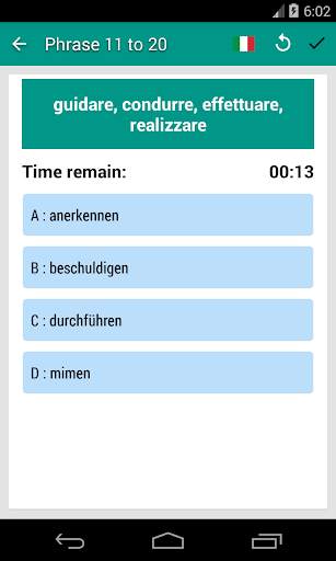 Verbi tedeschi comuni - Impara il tedesco screenshot 7