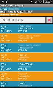 WiFi Key Recovery (ROOT) screenshot 2