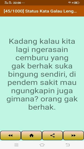 Status Kata Galau Lengkap screenshot 8