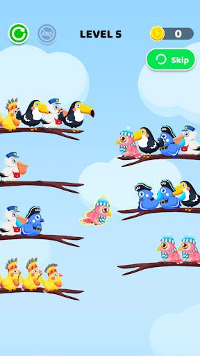 Color Bird Sort - Puzzle Game screenshot 1