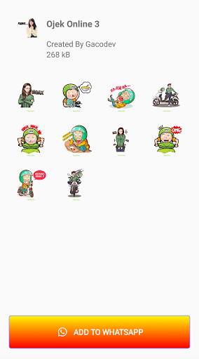 Sticker Wa Ojek Online screenshot 4