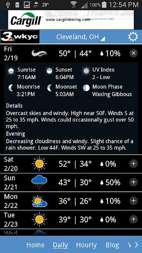 WKYC Weather screenshot 2