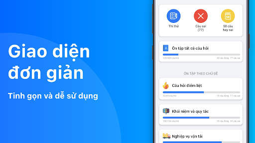 Ôn Thi GPLX 600 Câu 2024 B1 B2 screenshot 5