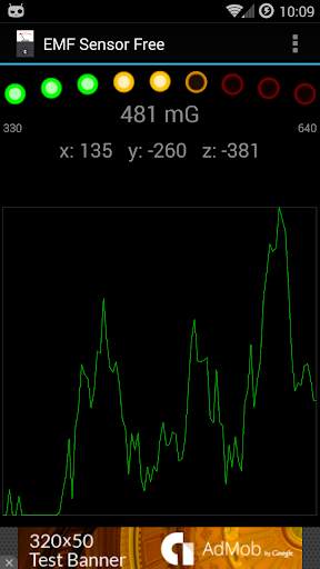 EMF Sensor Free screenshot 1