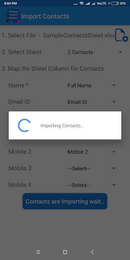 Backup Contacts To Excel For WhatsApp screenshot 5