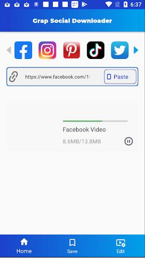 Grap Social Downloader screenshot 2
