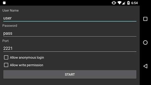 FTP Server for Android TV screenshot 1