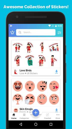 Stickers for WhatsApp - WAStickerApps screenshot 1