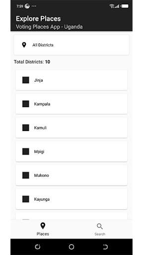 Uganda Voting Places App - 2021 Elections скриншот 3