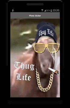 Thug Life Photo Sticker Editor screenshot 2