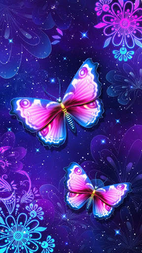 Purple Butterfly Live Wallpaper screenshot 4