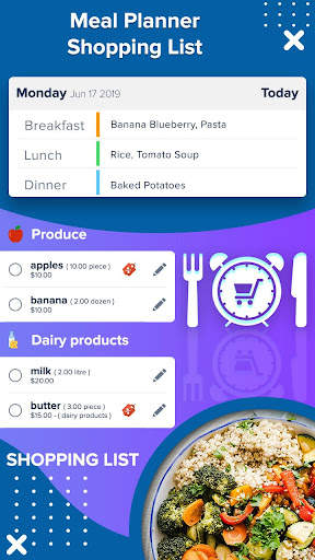 Meal Planner – Shopping List screenshot 1