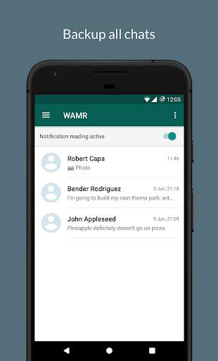 WAMR: Undelete messages! screenshot 1