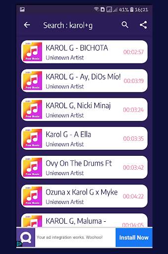 Free Music MP3 Player - Download Music downloader screenshot 5