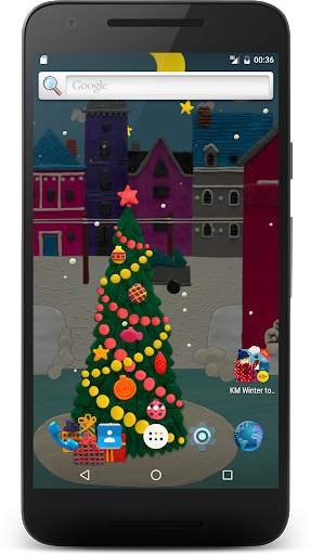 Winter town Live wallpaper HD screenshot 3