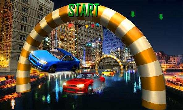 Water Surfing Car Racing Stunt screenshot 2
