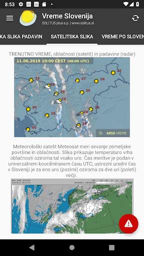 Vreme Slovenija screenshot 4